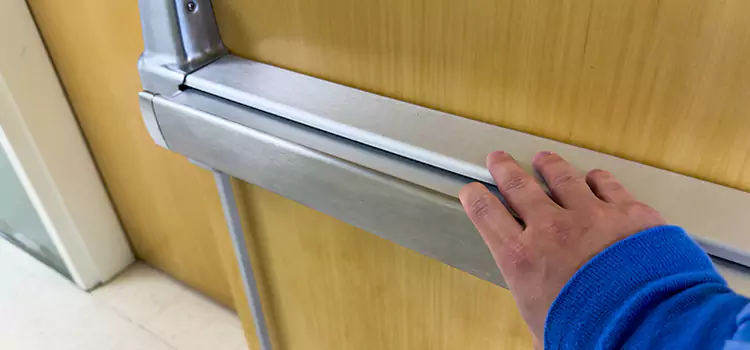 Installing a Push Bar on a Door Hilton Head Island